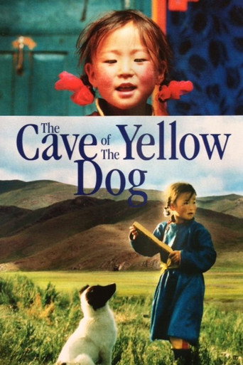 Cartel de El perro mongol (AKA La cueva del perro amarillo)