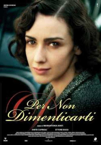 Cartel de Per non dimenticarti