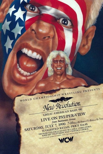 Cartel de WCW The Great American Bash 1990