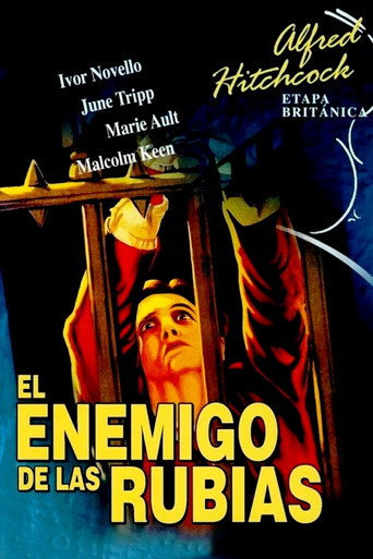 Cartel de El enemigo de las rubias
