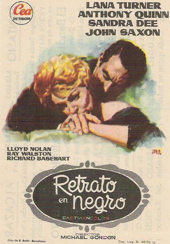 Cartel de Retrato en negro