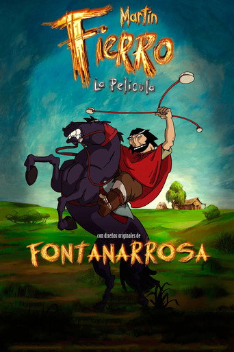 Cartel de Martín Fierro: la película