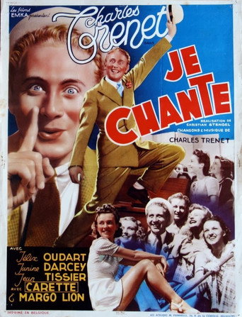 Cartel de Je chante
