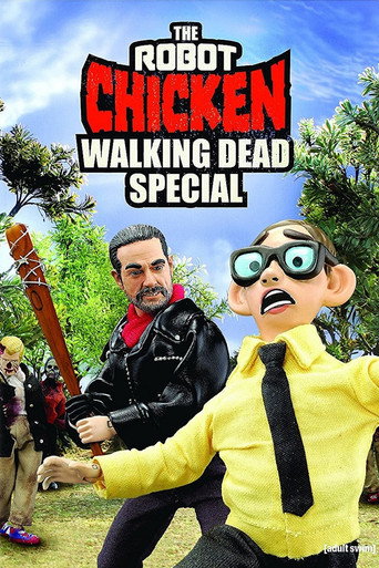 Cartel de Robot Chicken: The Walking Dead - Mira quién camina