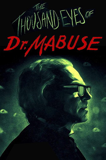 Cartel de Los crímenes del Dr. Mabuse