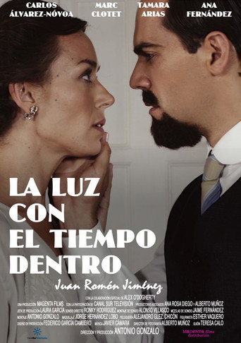 Cartel de La luz con el tiempo dentro