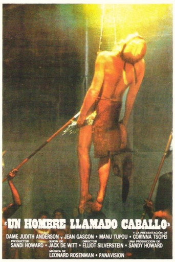 Cartel de Un hombre llamado Caballo