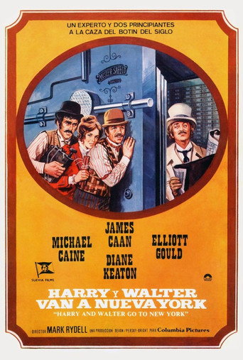 Cartel de Harry y Walter van a Nueva York