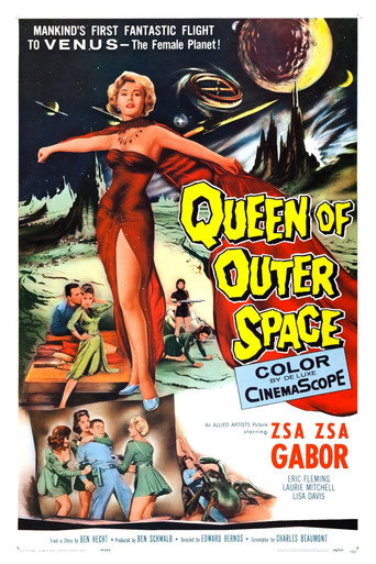 Cartel de La reina del espacio exterior