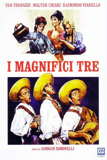 Cartel de I magnifici tre