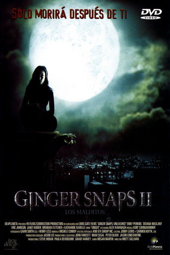 Cartel de Ginger Snaps II - Los malditos