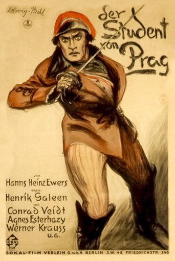 Cartel de El estudiante de Praga