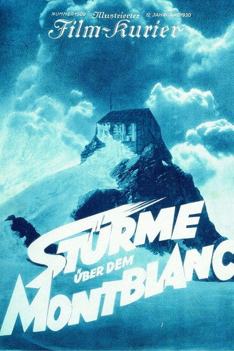 Cartel de Stürme über dem Mont Blanc