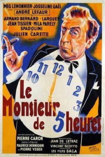 Cartel de Le Monsieur de 5 heures