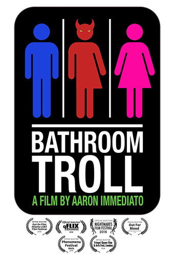 Cartel de Bathroom Troll