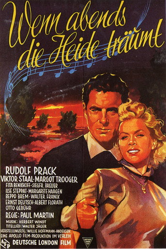 Cartel de Wenn abends die Heide träumt