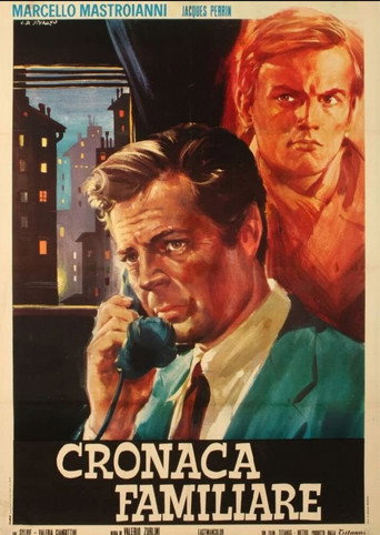 Cartel de Crónica familiar