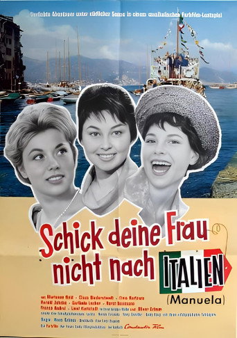 Cartel de Schick deine Frau nicht nach Italien