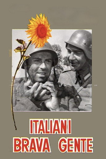 Cartel de Italianos buena gente