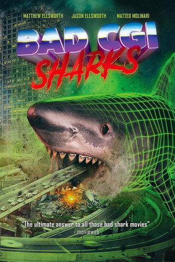 Cartel de Bad CGI Sharks