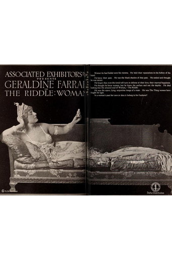 Cartel de The Riddle: Woman