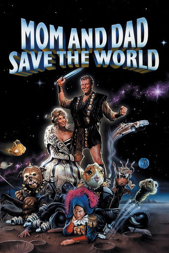 Cartel de Mamá y Papá Salvaron al Mundo