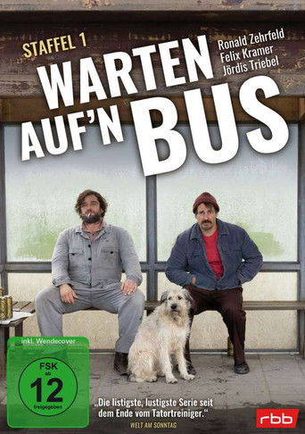 Cartel de Warten auf'n Bus