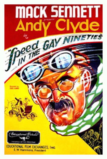 Cartel de Speed in the Gay Nineties
