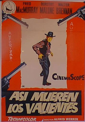 Cartel de Así mueren los valientes