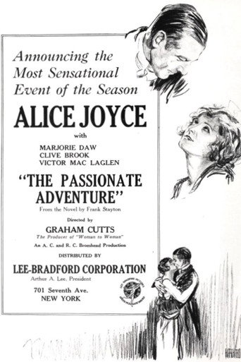 Cartel de The Passionate Adventure