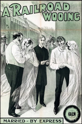 Cartel de A Railroad Wooing
