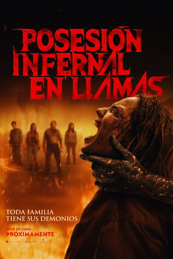Cartel de Posesión infernal: En llamas