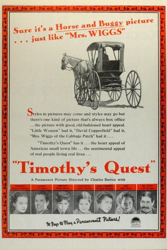 Cartel de Timothy's Quest