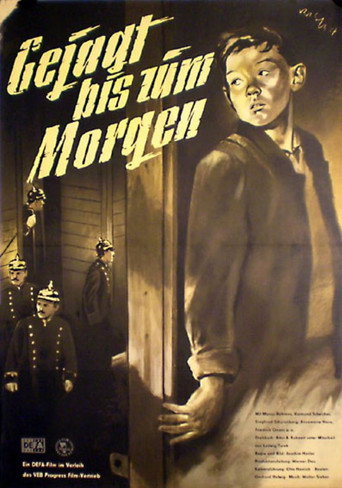 Cartel de Gejagt bis zum Morgen