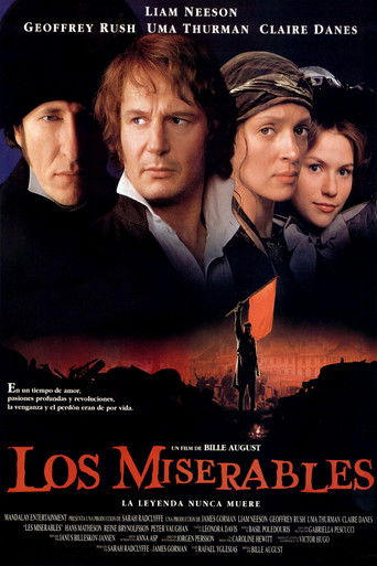 Cartel de Los miserables: La leyenda nunca muere