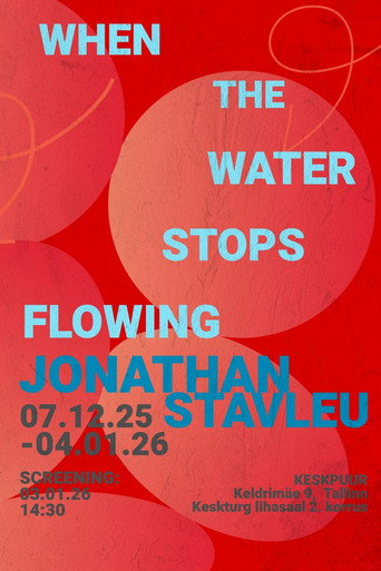 Cartel de When the Water Stops Flowing