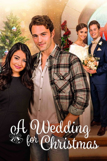 Cartel de Una Boda en Navidad