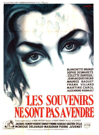 Cartel de Les souvenirs ne sont pas à vendre