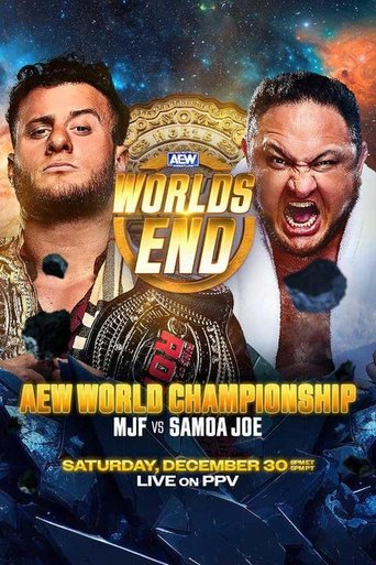 Cartel de AEW Worlds End 2023
