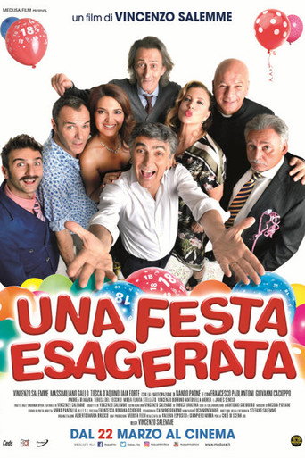 Cartel de Una festa esagerata