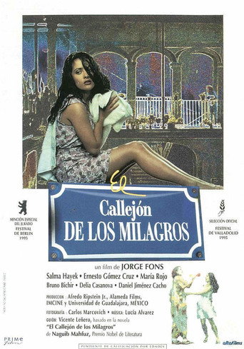 Cartel de El callejón de los milagros
