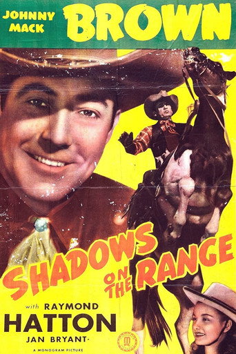 Cartel de Shadows on the Range