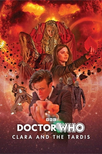 Cartel de Doctor Who: Clara and the TARDIS