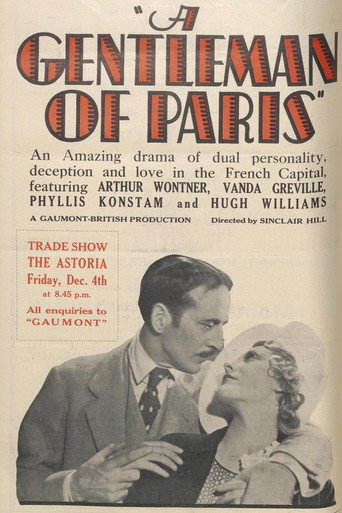 Cartel de A Gentleman of Paris