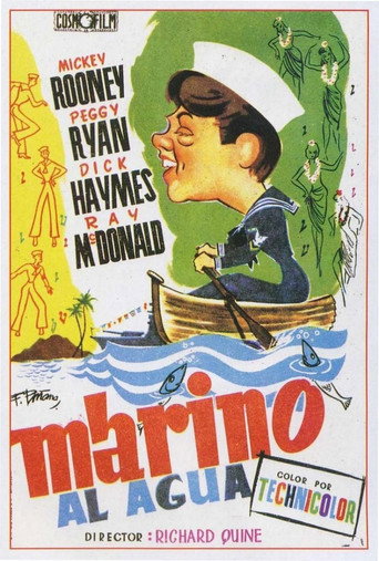 Cartel de Marino al agua