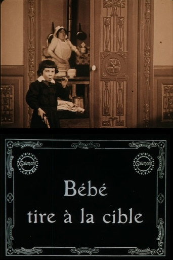 Cartel de Bébé tire à la cible