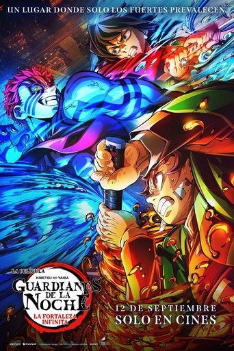 Cartel de Guardianes de la noche: Kimetsu no Yaiba La fortaleza infinita