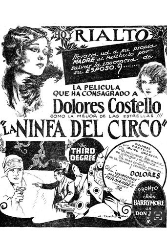 Cartel de La ninfa del circo