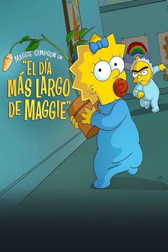 Cartel de Maggie Simpson En El Día Más Largo De Maggie