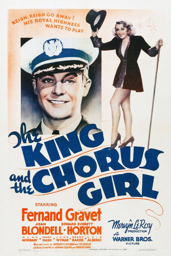 Cartel de The King and the Chorus Girl